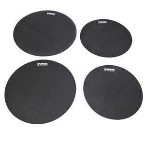 Evans Black Drum Mutes Practice Pads